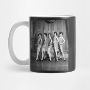 Chorus Girls, 1927. Vintage Photo Mug